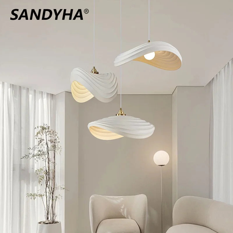 lampadario sospeso nordico in resina per decorazione d'interni