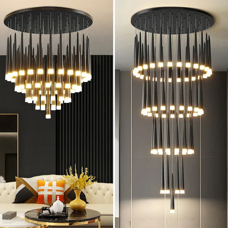 lampadario sospeso moderno a LED per interni contemporanei