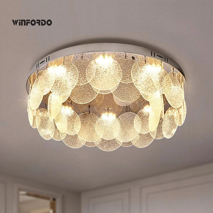 lampadario di lusso 	 in cristallo illuminazione postmoderna winfordo wf-xd001