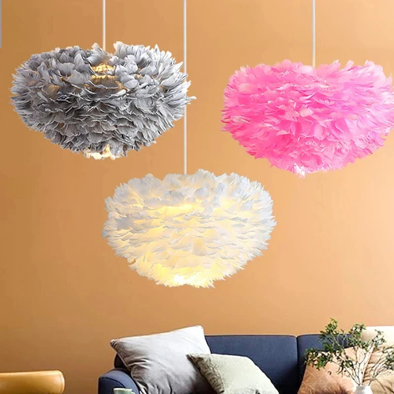 lampadario moderno romantico led creativo nordico sospeso illuminazione