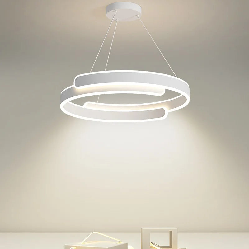 Lampadario moderno nero bianco elegante