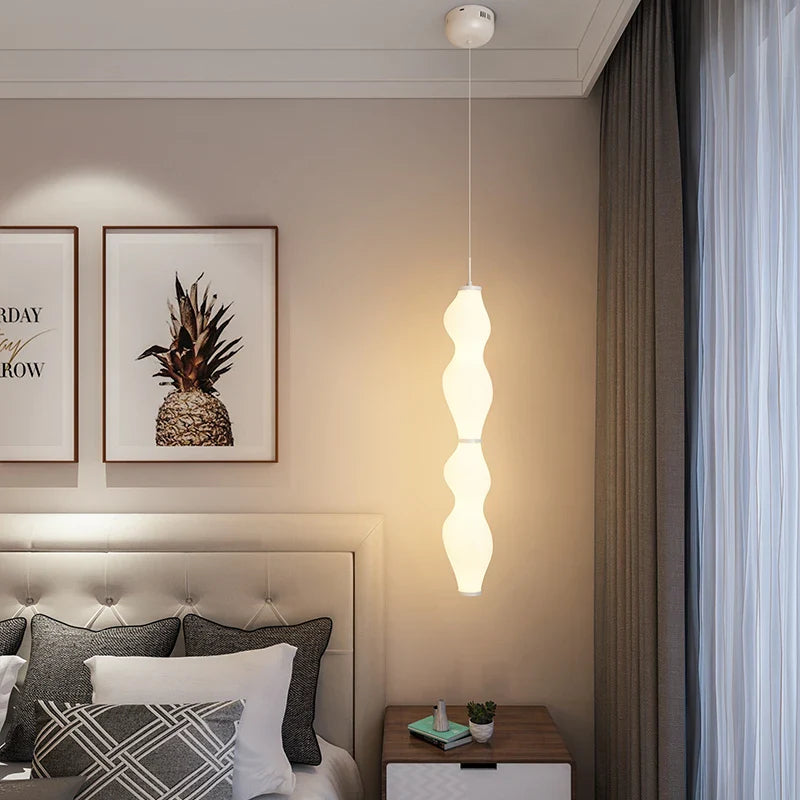 lampadario nordico in bambù rotostampato modello tatami personalizzato