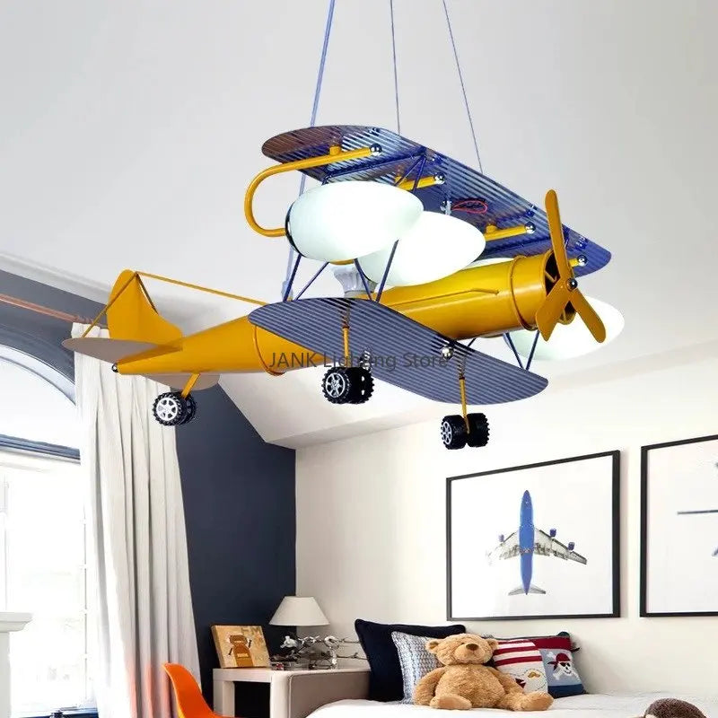 Lampadario LED aereo per bambini protezione occhi decorazione ecologica
