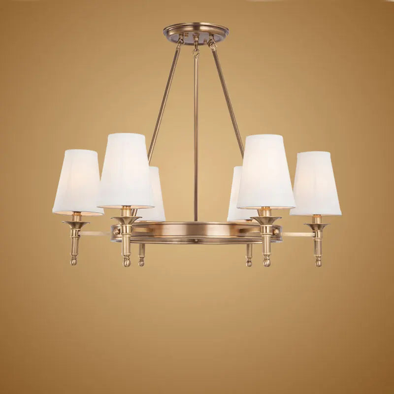 Lampadario in rame bronzo design moderno