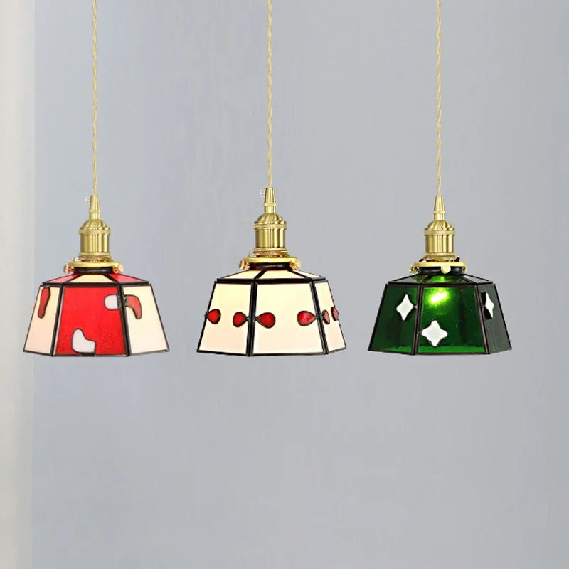 Lampadario in vetro scandinavo moderno