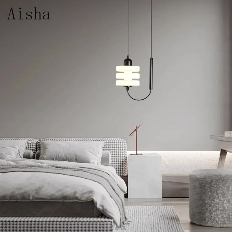 lampadario in vetro design nordico per decorazione interna elegante