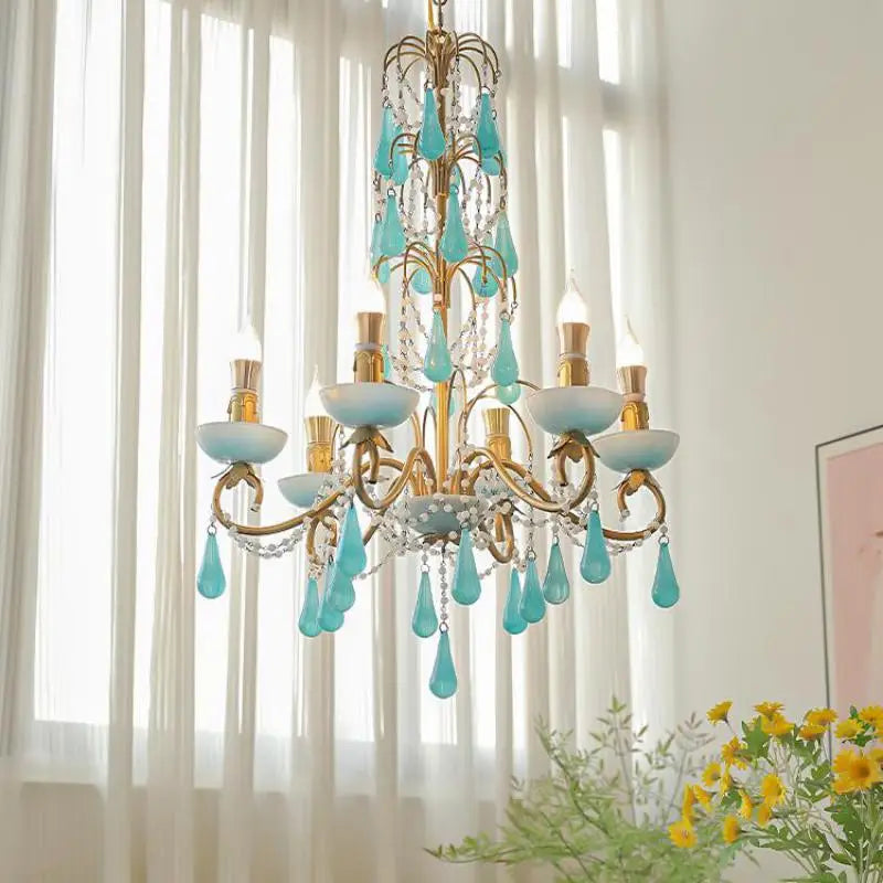 lampadario creativo a forma di goccia per decorazione moderna
