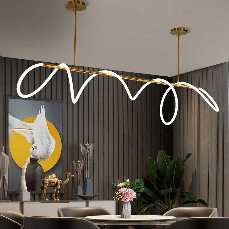 Lampadario sospeso contemporaneo minimalista elegante