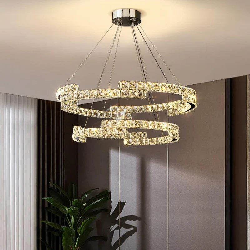 Lampadario Cristallo LED Eleganza Esclusiva