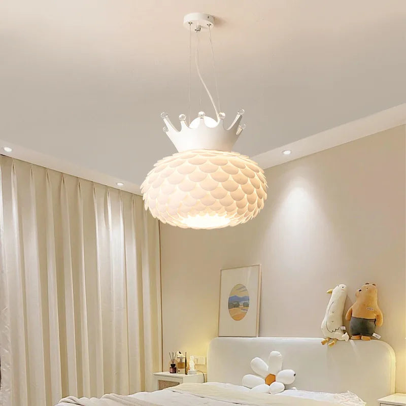 lampadario creativo luce calda design moderno per camera da ragazza