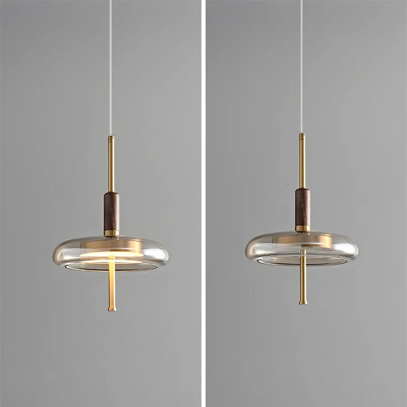 lampadario nordico in rame design minimalista per interni eleganti