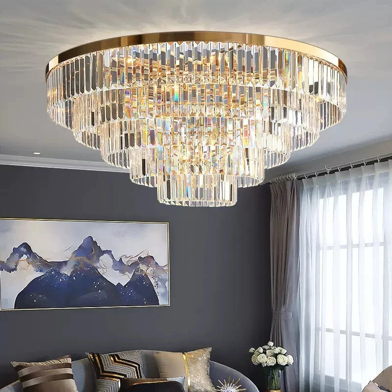 Lampadario Cristallo Moderno Abbagliante