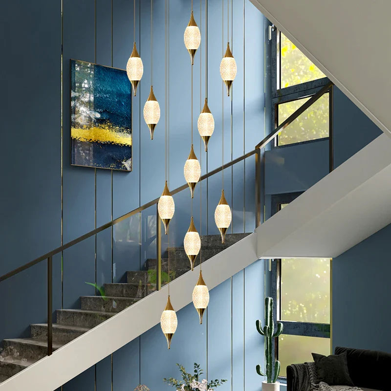lampadario moderno per decorazione di hotel e ristorante