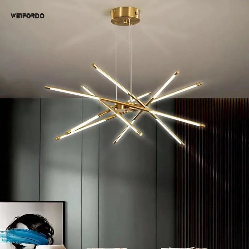 Lampadario moderno LED sospeso elegante