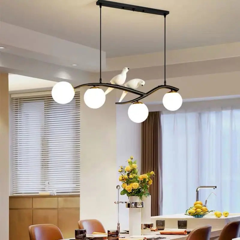 Lampadario sospeso uccello elegante