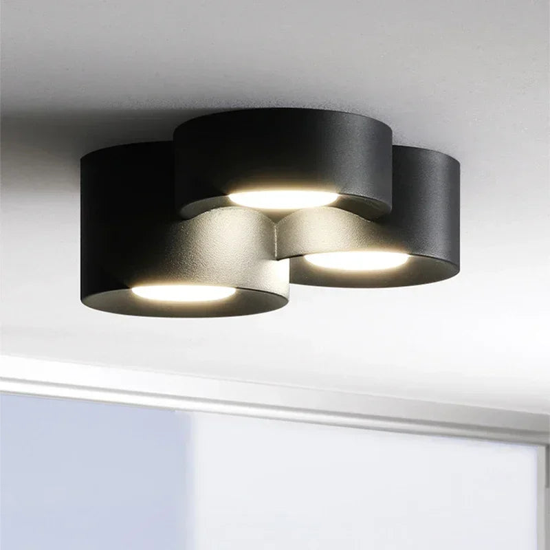 Plafoniera moderna LED cilindrica: un design pulito e minimalista