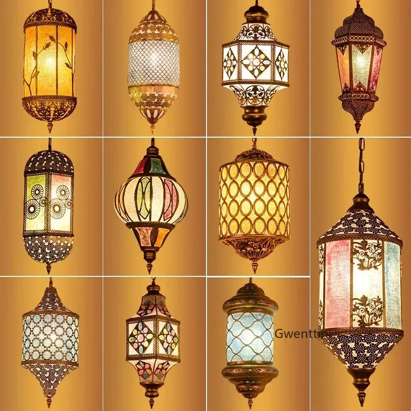 lampadario sospeso asiatico decorativo per interni bohémien