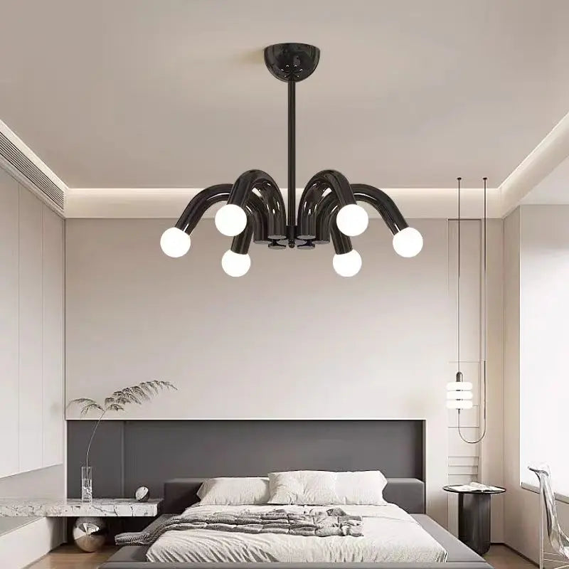 lampadario metallo art déco 	 disponibile