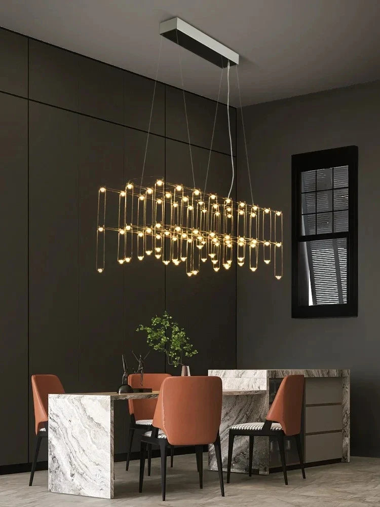 lampadario LED postmoderno creativo per bar e reception