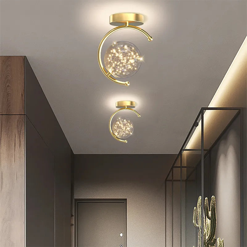 Lampadario interno nordico moderno elegante