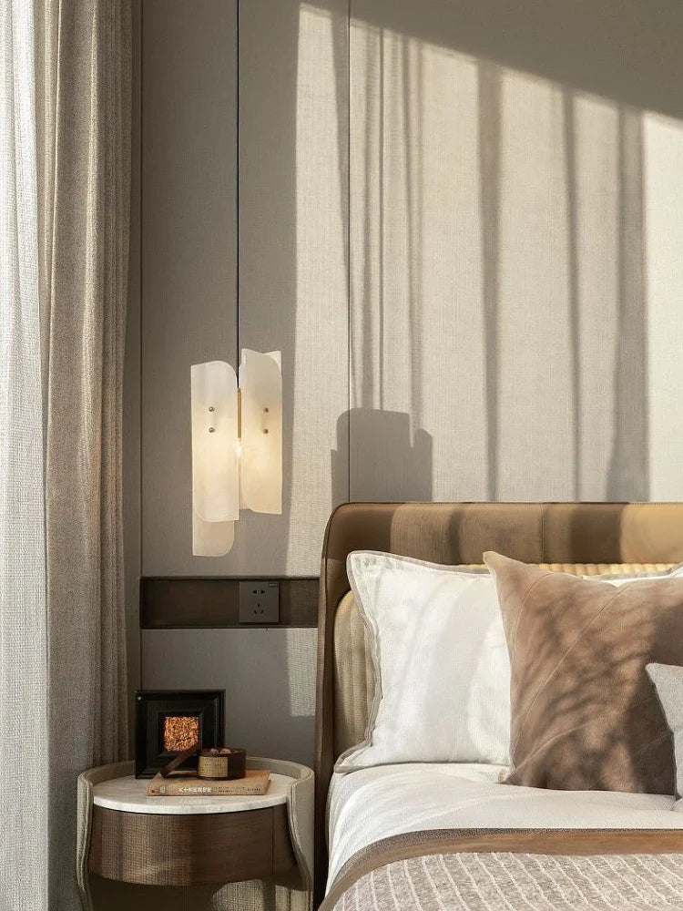 lampadario decorativo moderno in marmo naturale minimalista
