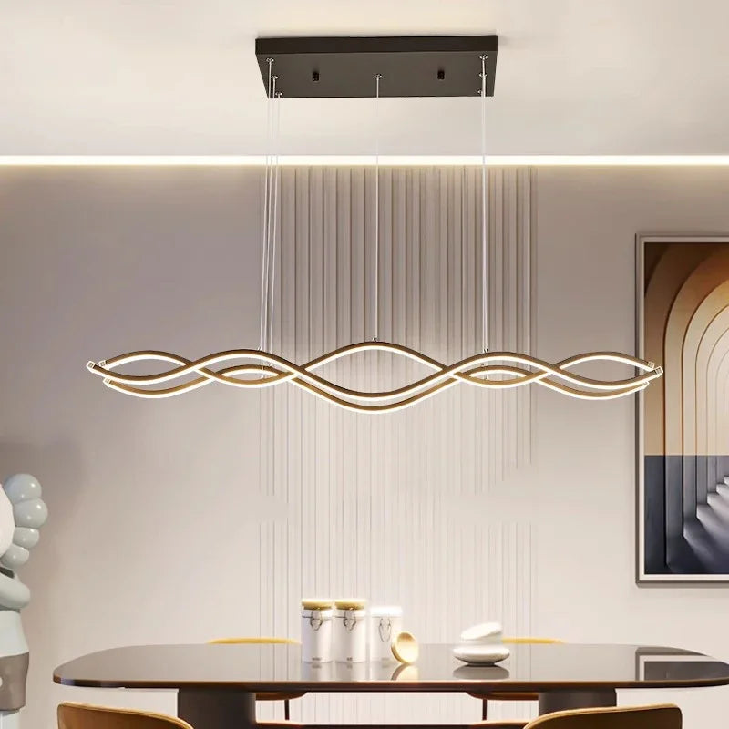 Lampadario LED minimalista contemporaneo elegante