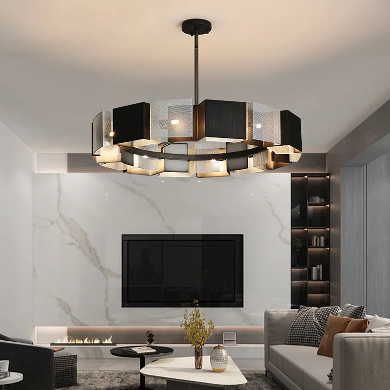 Lampadario chic per spazio design moderno