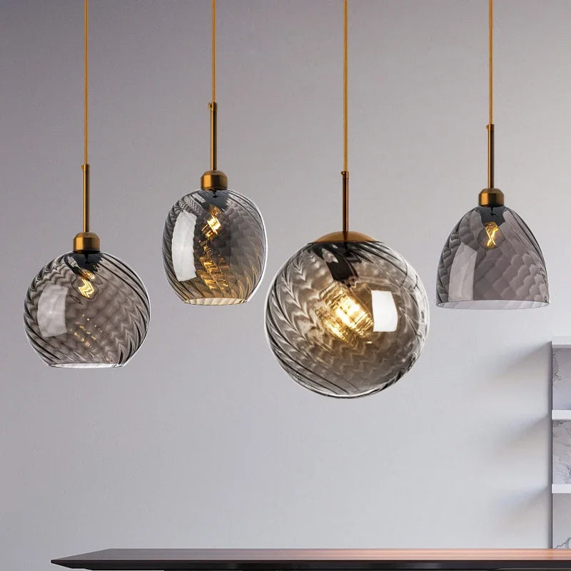 Lampadario design in cristallo contemporaneo