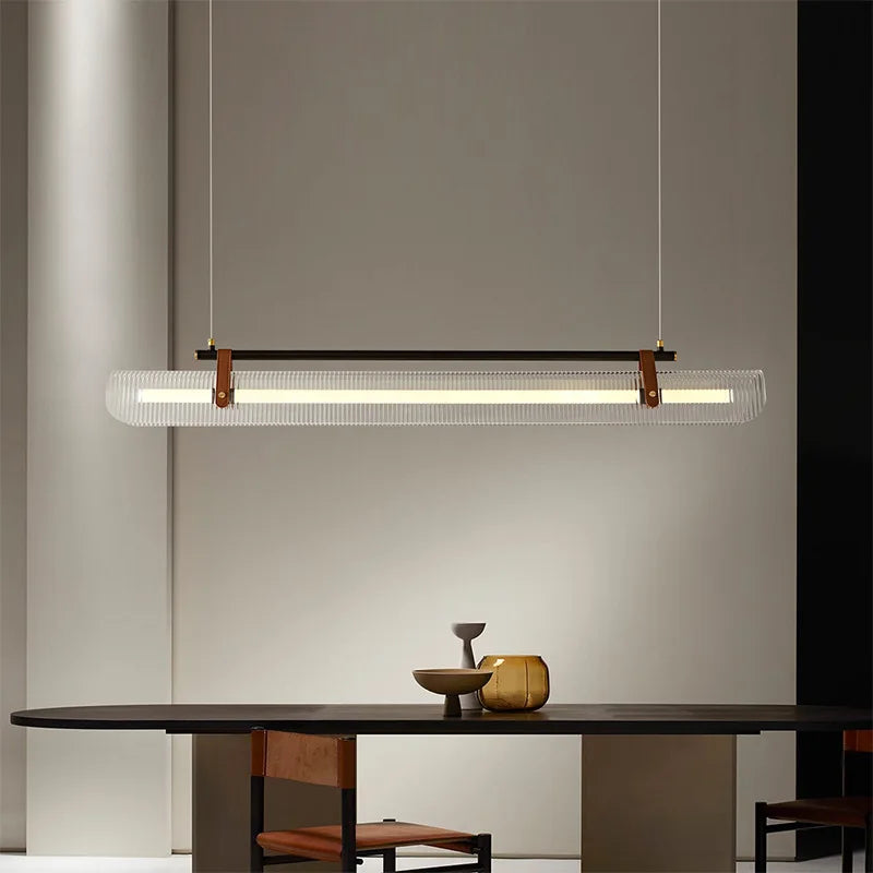 Lampadario LED minimalista contemporaneo elegante