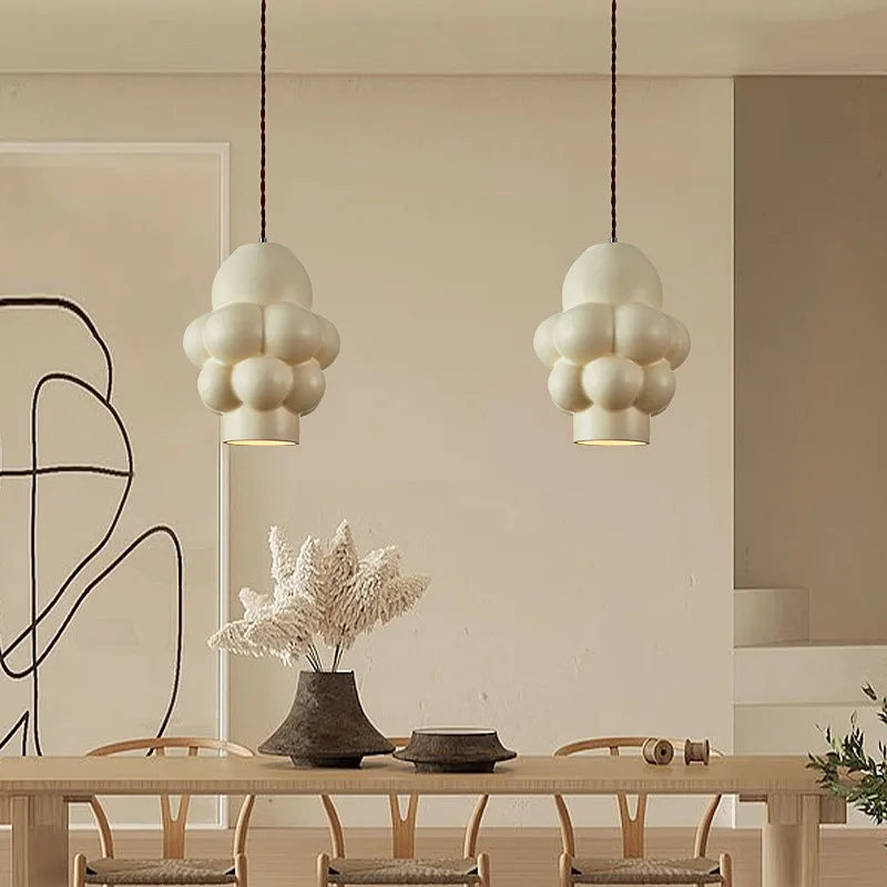 lampadario led stile wabi sabi nordico per bar e ristorante