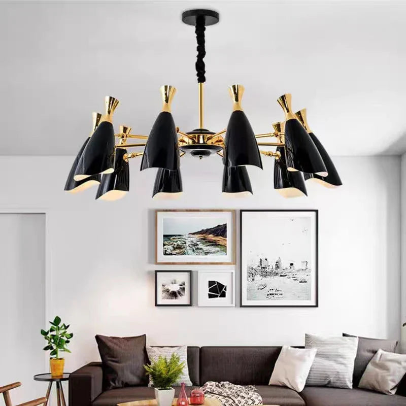 lampadario moderno design nordico per interno elegante