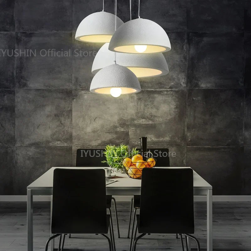 lampadario nordico wabi sabi per decorazione d'interni e illuminazione sospesa