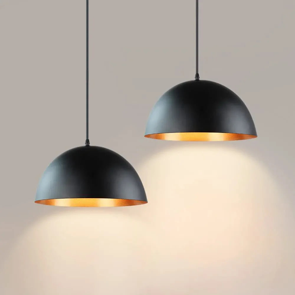 Lampadario scandinavo industriale autentico