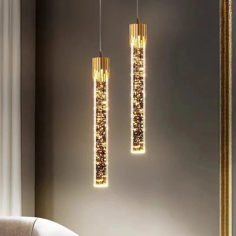 lampadario in cristallo led moderno per hotel e bar creativo