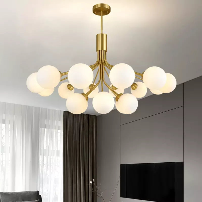 Lampada a sospensione design LED sfera nordica