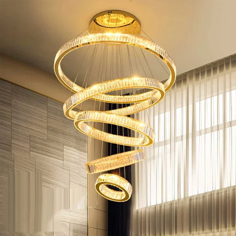 lampadario in cristallo decorazione casa moderna