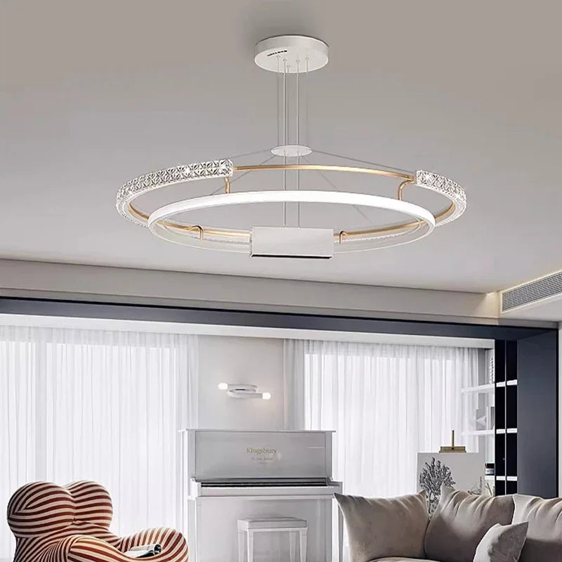Lampadario moderno di lusso a LED per illuminazione interna