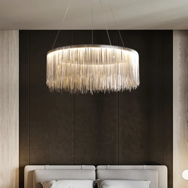 lampadario led postmoderno in alluminio stile nordico per spazi creativi