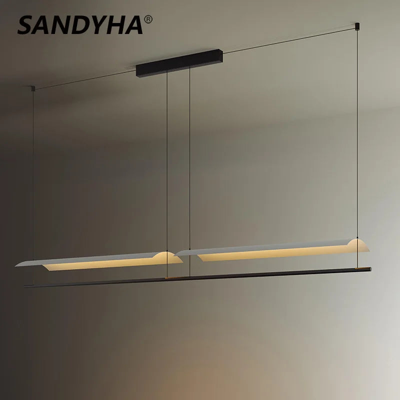 Lampadario moderno minimalista design per interni e decorazione