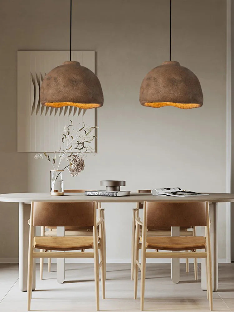 lampadario wabi-sabi giapponese moderno semplice per abitazione