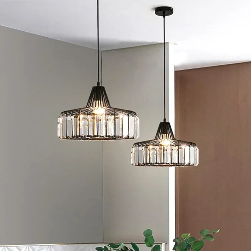 Lampada a sospensione LED nordica per cucina isola sala da pranzo rotonda moderna