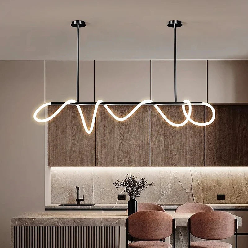 Arte moderna decorazione casa luci LED lampade a sospensione per soggiorno lampadari per sala da pranzo sospensione illuminazione interna