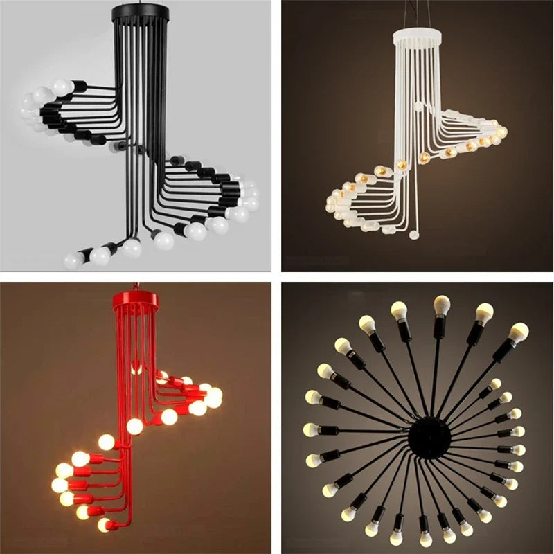 Lampadario design essenziale contemporaneo