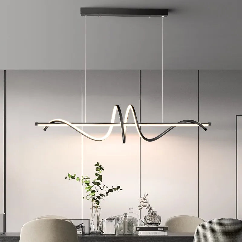 Lampadario moderno LED elegante.