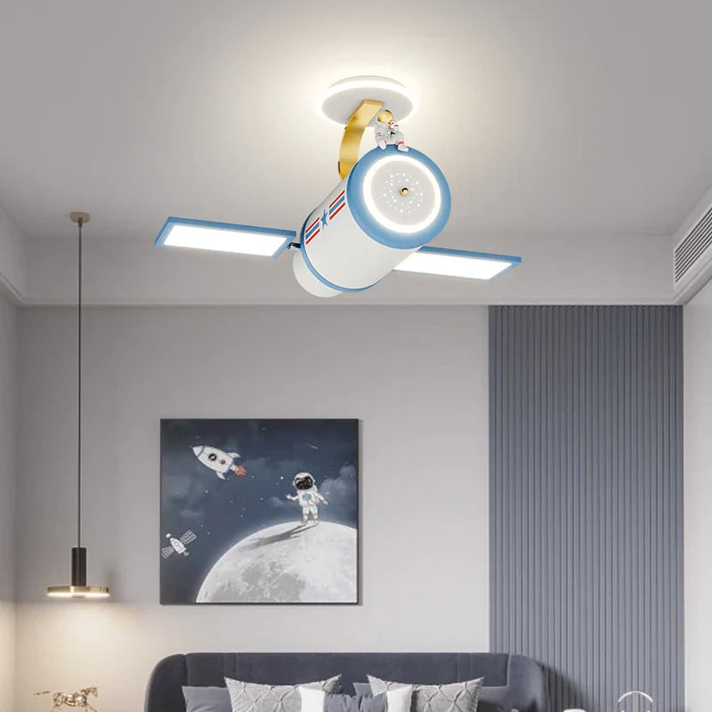 Lampadario bambini satellite cartone animato di tendenza