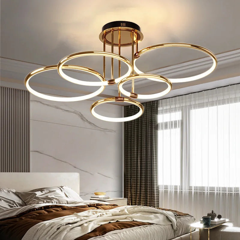 lampadario led in silicone per decorazione d'interni elegante e moderna