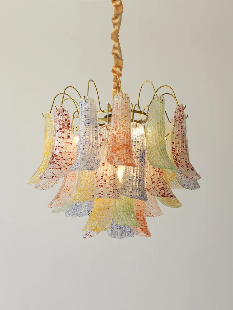 lampadario in cristallo di lusso retrò per interni eleganti