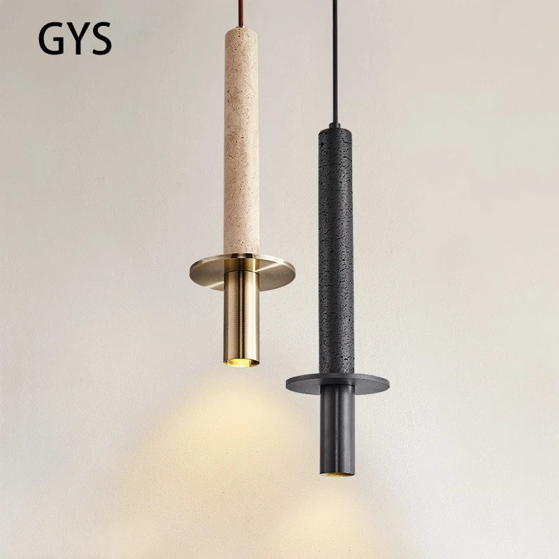 Sospensione LED moderna lampadario nordico linea lunga semplice