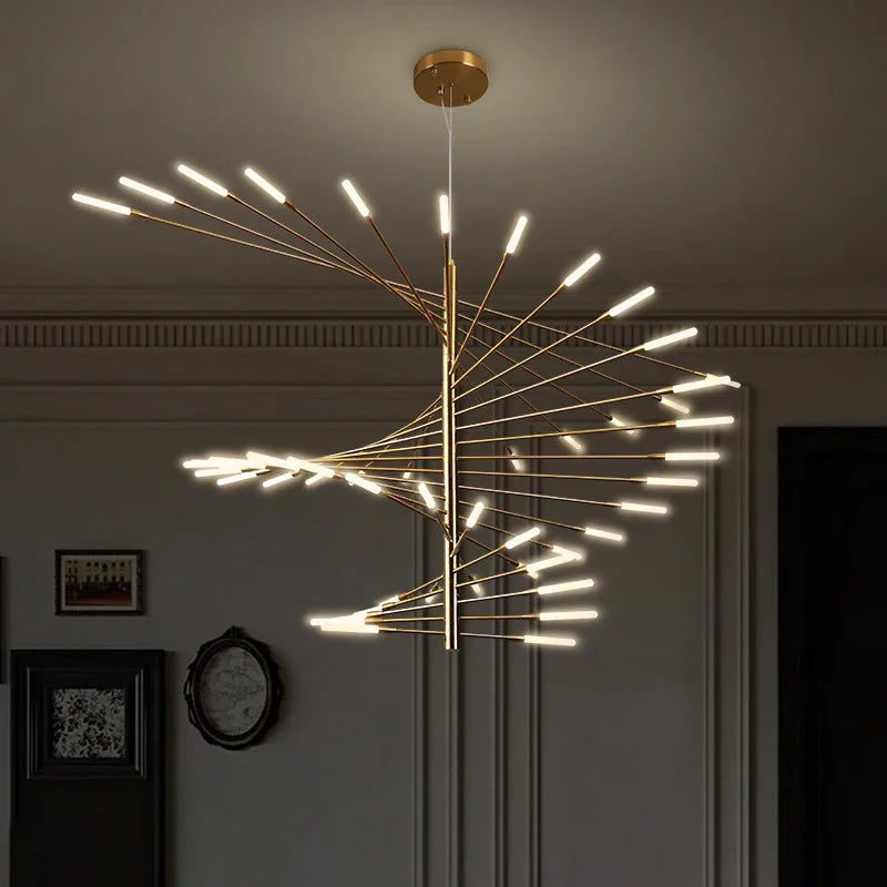 Lampadario led moderno design minimalista per decorazione interna