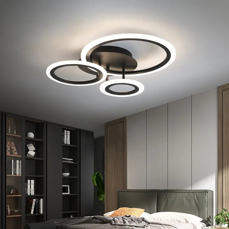 Lampadario ad anello moderno contemporaneo